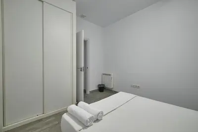 Cama o camas de una habitación en Núñez de Arce habitaciones