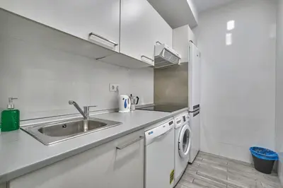 Una cocina o zona de cocina en Núñez de Arce habitaciones