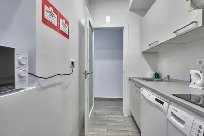 Una cocina o zona de cocina en Núñez de Arce habitaciones