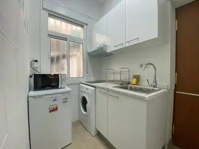 Una cocina o zona de cocina en Madrid Delicias III - Apartamento de 2 dormitorios