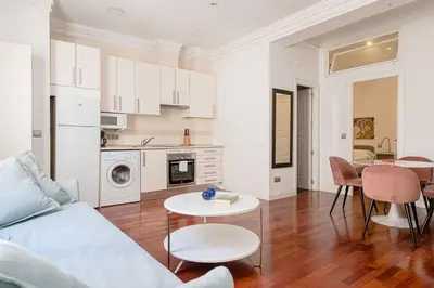 Una cocina o zona de cocina en Modern apartment in Chueca INF3Iz4