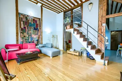 Zona de estar de Bohemian Lavapies - Apartamento de 2 dormitorios