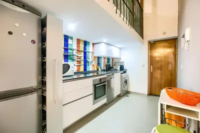 Una cocina o zona de cocina en Bohemian Lavapies - Apartamento de 2 dormitorios