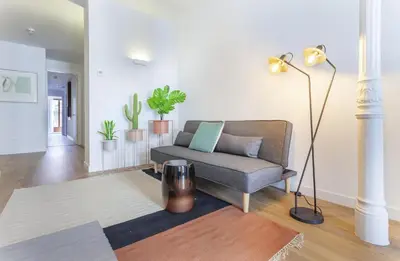 Zona de estar de Cibeles Exclusive en Madrid