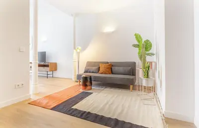 Zona de estar de Cibeles Exclusive en Madrid