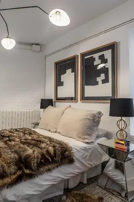 Cama o camas de una habitación en Waou Plaza de España IV - Alquiler Corta Duración