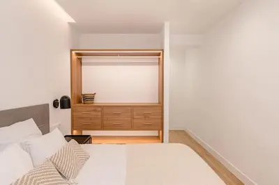 Cama o camas de una habitación en Centro XIV calle Mayor 3BR 3BH