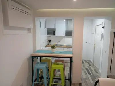 Una cocina o zona de cocina en Beautiful flat in Lavapiés-Embajadores