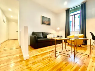 Zona de estar de Puerta de Toledo III - Apartamento de 1 dormitorio