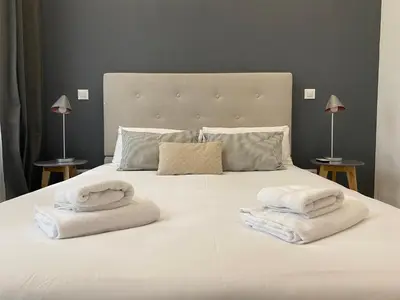 Cama o camas de una habitación en Puerta de Toledo III - Apartamento de 1 dormitorio