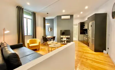 Zona de estar de Puerta de Toledo III - Apartamento de 1 dormitorio