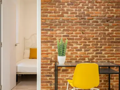 Zona de estar de 2 bedroom flat in La Latina-CARN