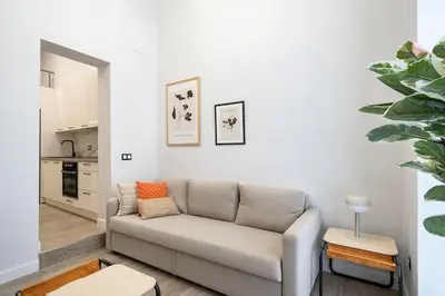 Una cocina o zona de cocina en Loft a 10 min Palacio Real-R-SEG-2