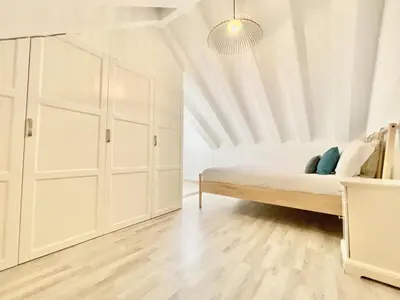 Cama o camas de una habitación en Puerta del Sol III - Dúplex en el Centro de Madrid