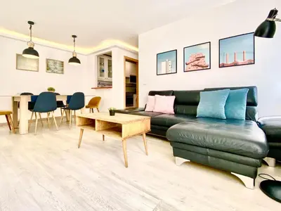 Zona de estar de Puerta del Sol III - Dúplex en el Centro de Madrid