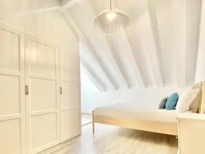 Cama o camas de una habitación en Puerta del Sol III - Dúplex en el Centro de Madrid