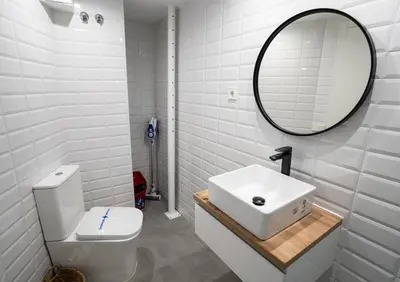 Un baño de Loft a 10 min del centro histórico de madrid A