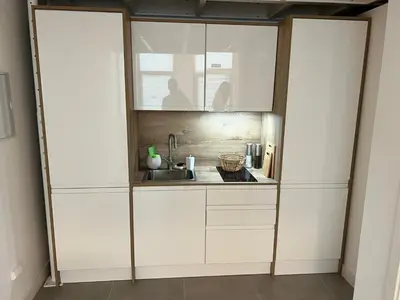Una cocina o zona de cocina en Loft a 10 min del centro histórico de madrid A