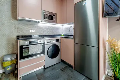 Una cocina o zona de cocina en Precioso cerca Santiago Bernabéu - Apartamento ALVARADO