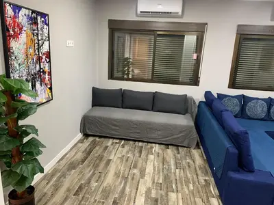 Zona de estar de Moderno cerca Santiago Bernabéu- Apartamento AZCA