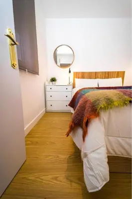 Cama o camas de una habitación en Exyca Cuatro Caminos