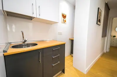 Una cocina o zona de cocina en Exyca Cuatro Caminos