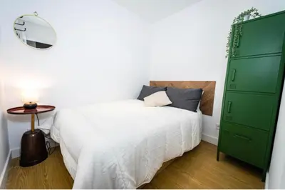 Cama o camas de una habitación en Exyca Cuatro Caminos