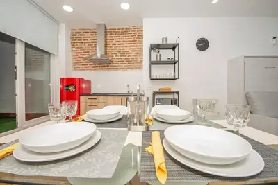 Una cocina o zona de cocina en Estudio en Palacio La Latina