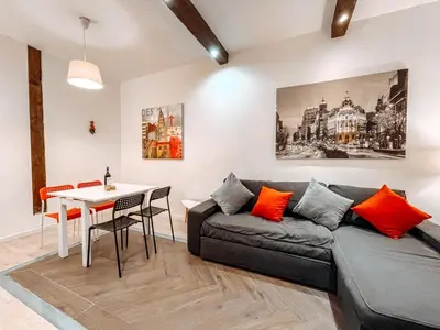 Zona de estar de Fee4Me. Amazing apartment in the heart of Lavapies