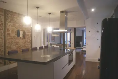 Una cocina o zona de cocina en Lujo en el centro