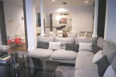 Zona de estar de Lujo en el centro