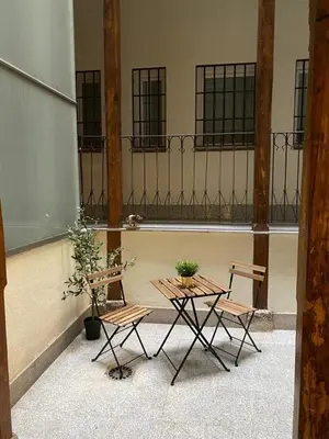 Un balcón o terraza de Departamento de Lujo Atocha