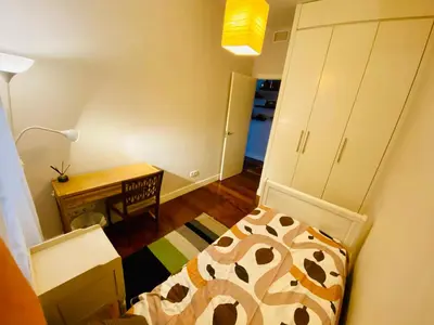 Cama o camas de una habitación en Home sharing La Justicia