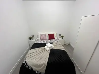 Cama o camas de una habitación en Apartamento céntrico en chueca