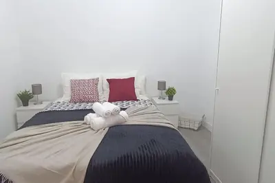 Cama o camas de una habitación en Apartamento céntrico en chueca