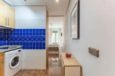 Una cocina o zona de cocina en Apartamento en Madrid Centro