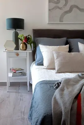 Cama o camas de una habitación en Wishome-Ático en Bernabéu con gran terraza