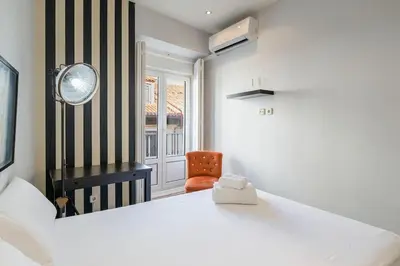 Cama o camas de una habitación en Nice flat in Malasaña, near Gran Vía-ESCOR