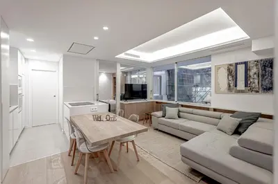 Zona de estar de Chamberí Living - Nuevos Apartamentos de Lujo