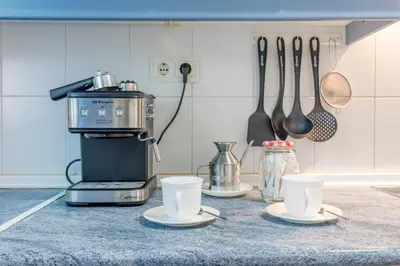Una cocina o zona de cocina en Apartamento confortable y funcional en Vallecas