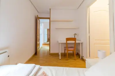 Cama o camas de una habitación en Apartamento confortable y funcional en Vallecas