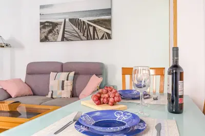 Zona de estar de Apartamento confortable y funcional en Vallecas