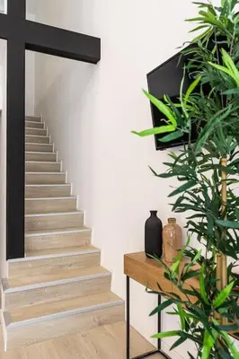 Una televisión o centro de entretenimiento en Duplex in B. Salamaca - Wizink Center 6 Pax H126