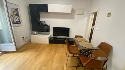 Zona de estar de Comfortable flat in Paseo del Prado Atocha-ALMD8
