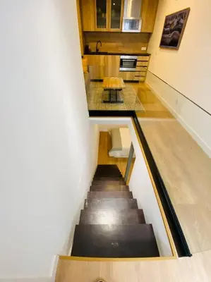 Una cocina o zona de cocina en Spectacular apartment Atocha-SOLER
