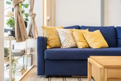 Zona de estar de Moderno loft en Ronda de Segovia-1