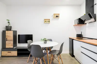 Una cocina o zona de cocina en Nice apartment in the center of Madrid-S-EL-VERDE