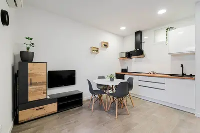 Una cocina o zona de cocina en Nice apartment in the center of Madrid-S-EL-VERDE