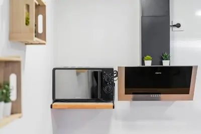 Una cocina o zona de cocina en Nice apartment in the center of Madrid-S-EL-VERDE