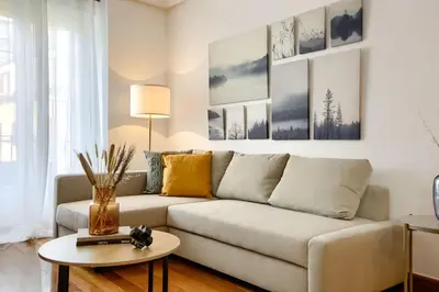 Zona de estar de Great flat in the center of Madrid-COMEND-3-I